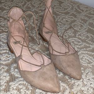 Zara nude flats